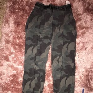 camo cargo pants
